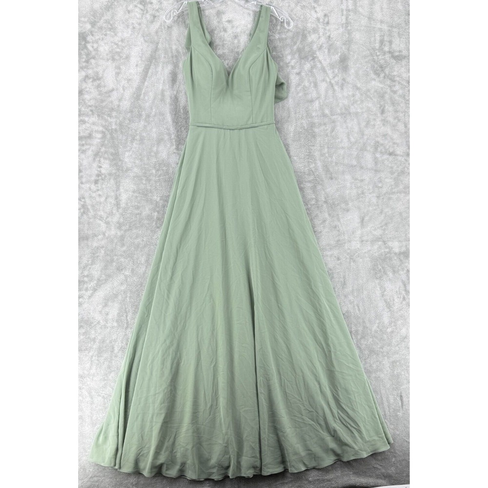 Dear Cleo Dress Womes Size 2 Gown Evening Event Wedding Chiffon Lined Event Zip